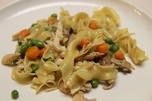 Chicken and Noodles (dairy-free, egg-free)
